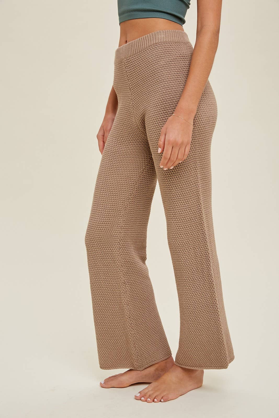 Wishlist Apparel - Wholesale Pants - Women's - TEXTURED SWEATER PANTS / WL22-7514B9