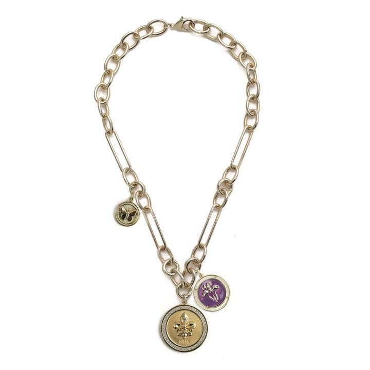 Rahya Jewelry Design – Engroshandel Led/kæde halskæde – Iris St. Charles halskæde - kun kæde