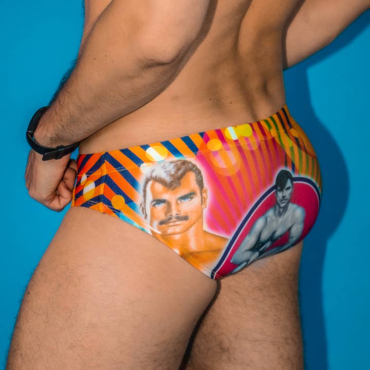 Peachy Kings / Kweer Cards - Vendita all'ingrosso Costume da bagno - uomo - Slip da bagno « PRIDE » Tom of Finland5