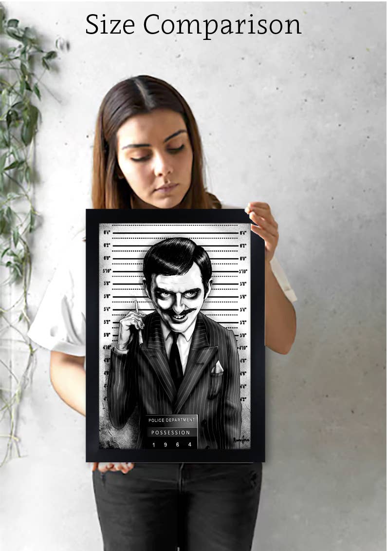 Black Market Art - Wholesale Art Print - GOMEZ - Gomez Addams Family TV Show Art Print5