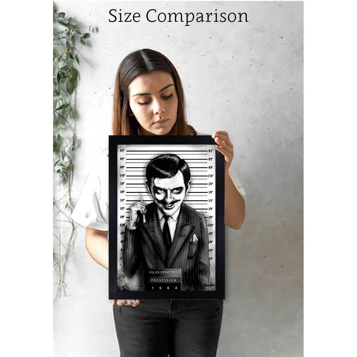 Black Market Art - Wholesale Art Print - GOMEZ - Gomez Addams Family TV Show Art Print5