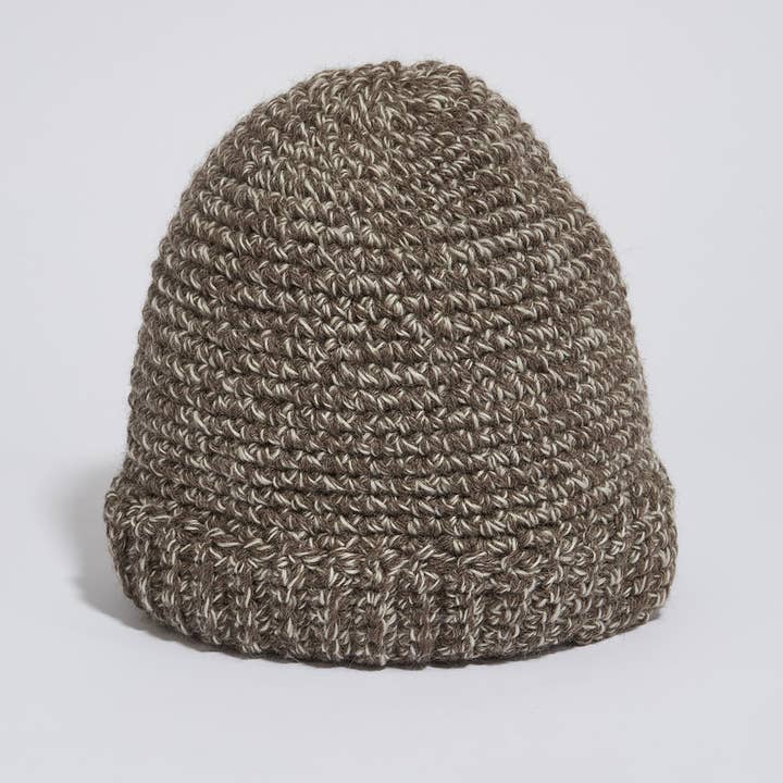 The Mama Made - Venta al por mayor Gorro de lana - Mujer - Gorro lana cruda marrón