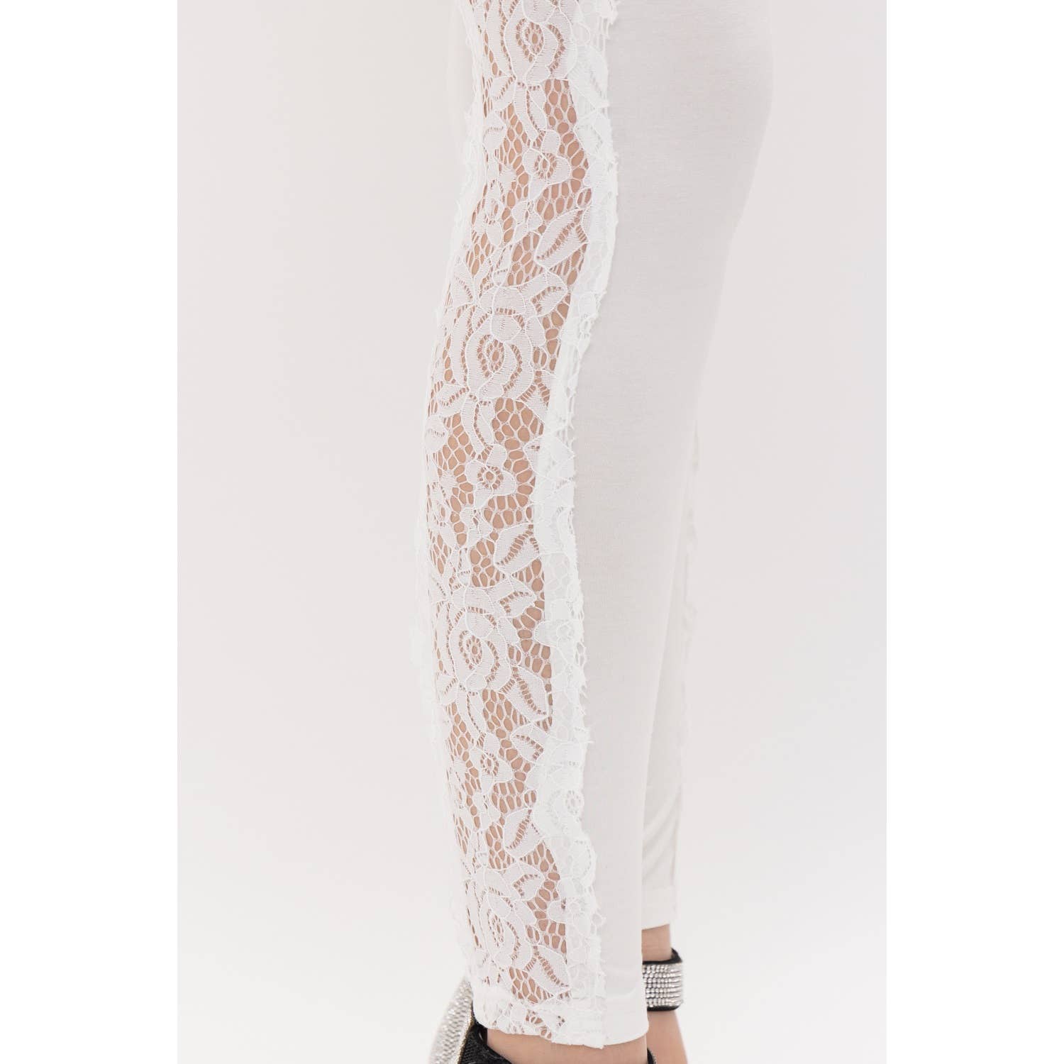 VOCAL - Wholesale Fashion Leggings - Women's - LEGGINGS AND LACE CONTRAST5