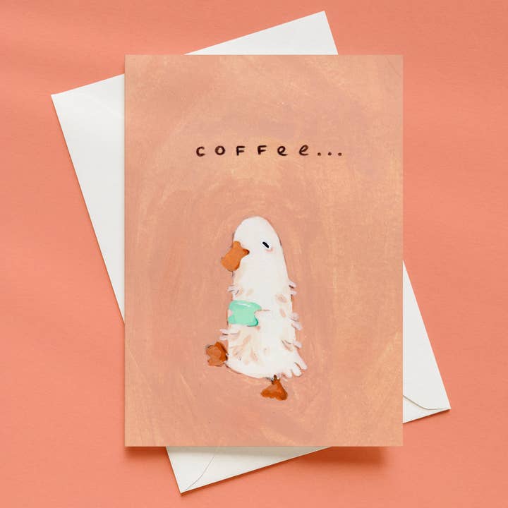 kaffekopp | vykort för wholesale av Lara Hacker Illustration