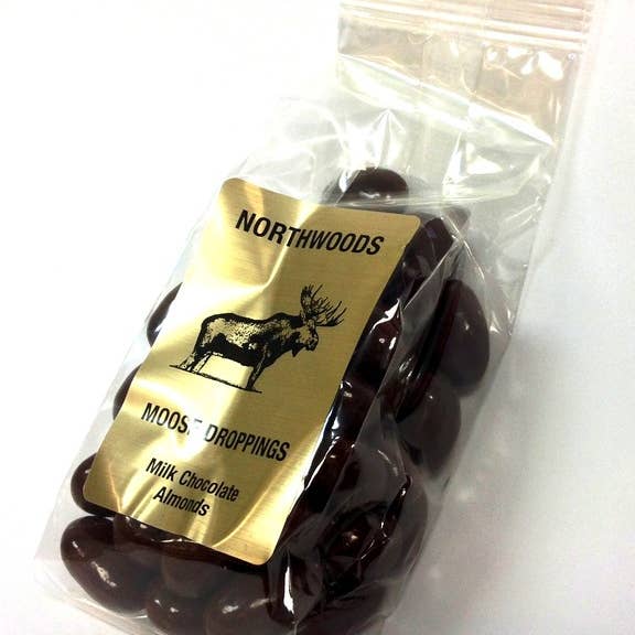 Laketown Chocolates - Wholesale Chocolate Covered Sweets - Moose Droppings (6 oz) - Milk or Dark Choc Covered Almonds