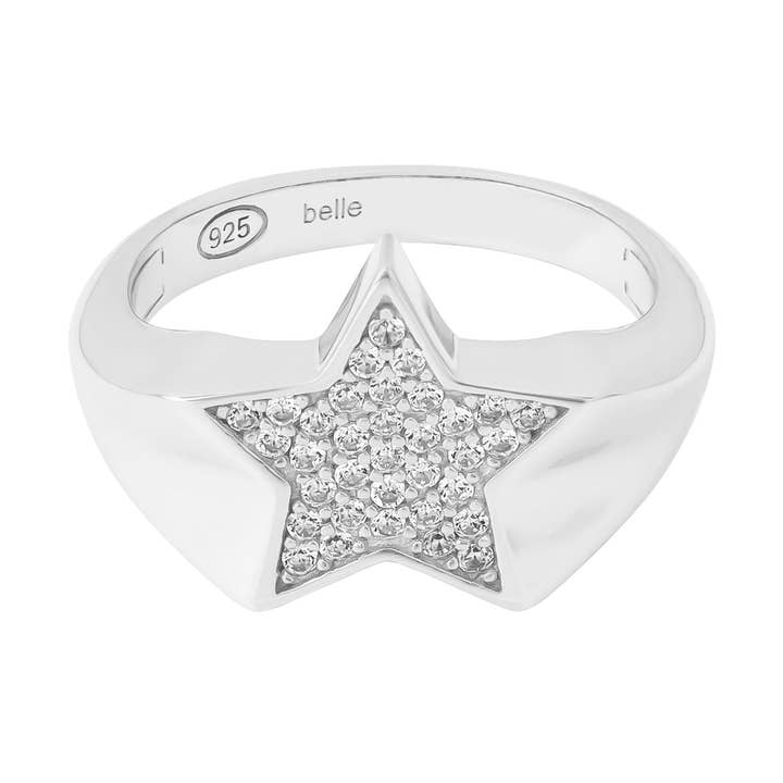 Anello Pavé CZ Stargirl per la vendita all'ingrosso da parte di Belle By Elle