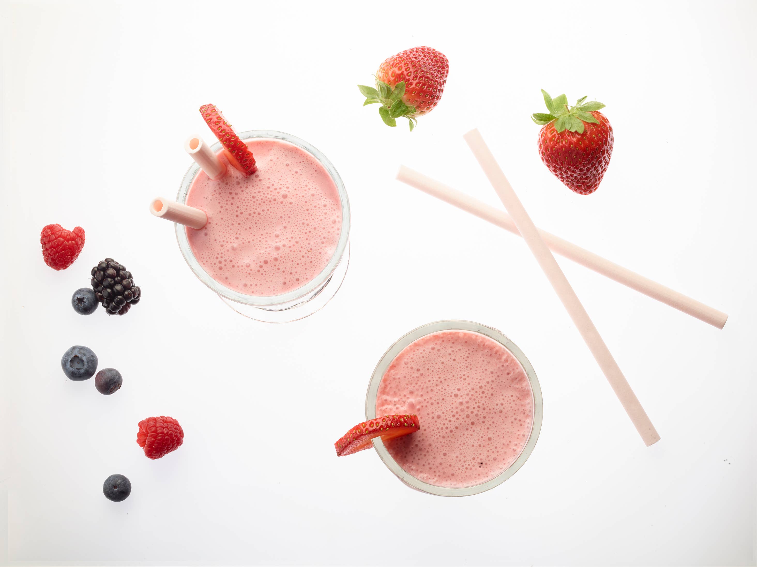 SORBOS Edible Straws - Wholesale Drinking Straw - SORBOS Strawberry Flavour Edible Straws - Case of 2006