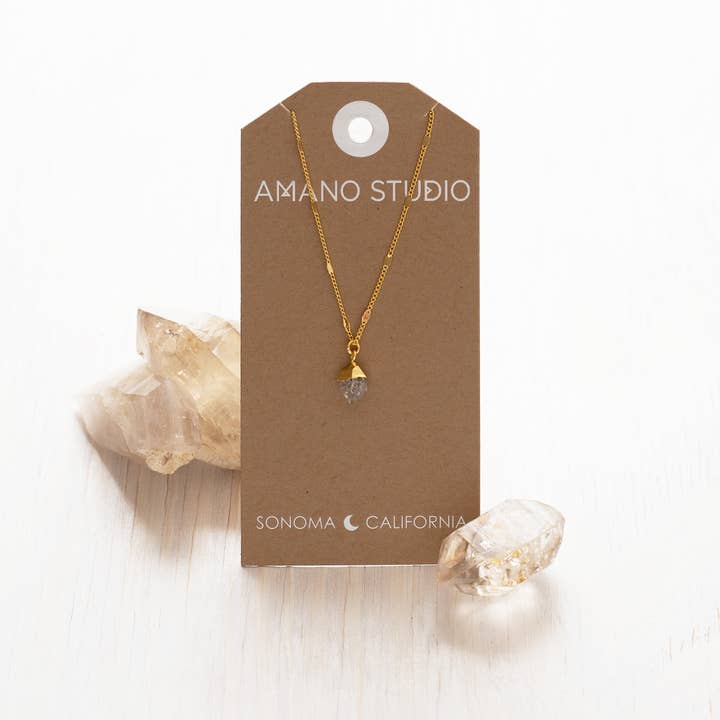 Amano Studio - Wholesale Pendant/Charm Necklace - Raw Cut Gemstone Necklaces