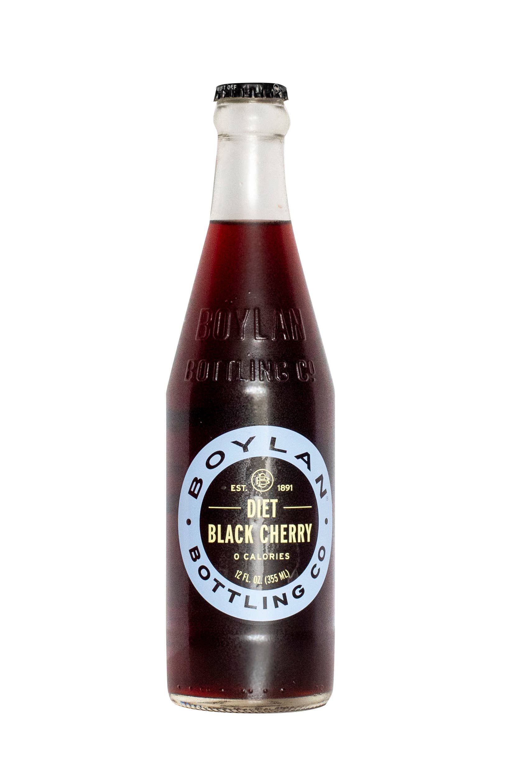 Grandpa Joe's Candy Shop – wholesale Soda/carbonated drink – Boylan Black Cherry Diet, 12 Fl oz, 12ct Bottles0
