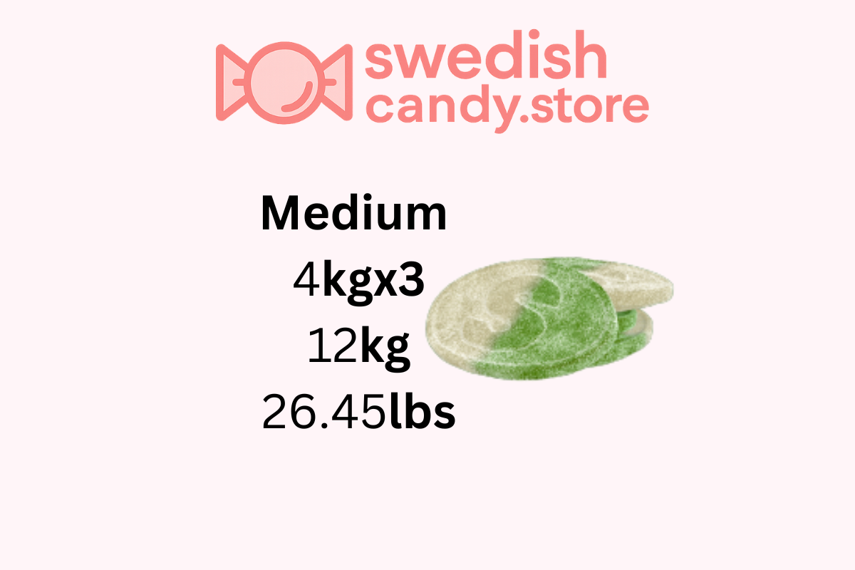 Swedish Candy.Store - Swedish Candy - Vente Bonbons gélifiés - S Marke Pomme Aigre Vegan 4kg/8.81LB-Bonbons Suédois1