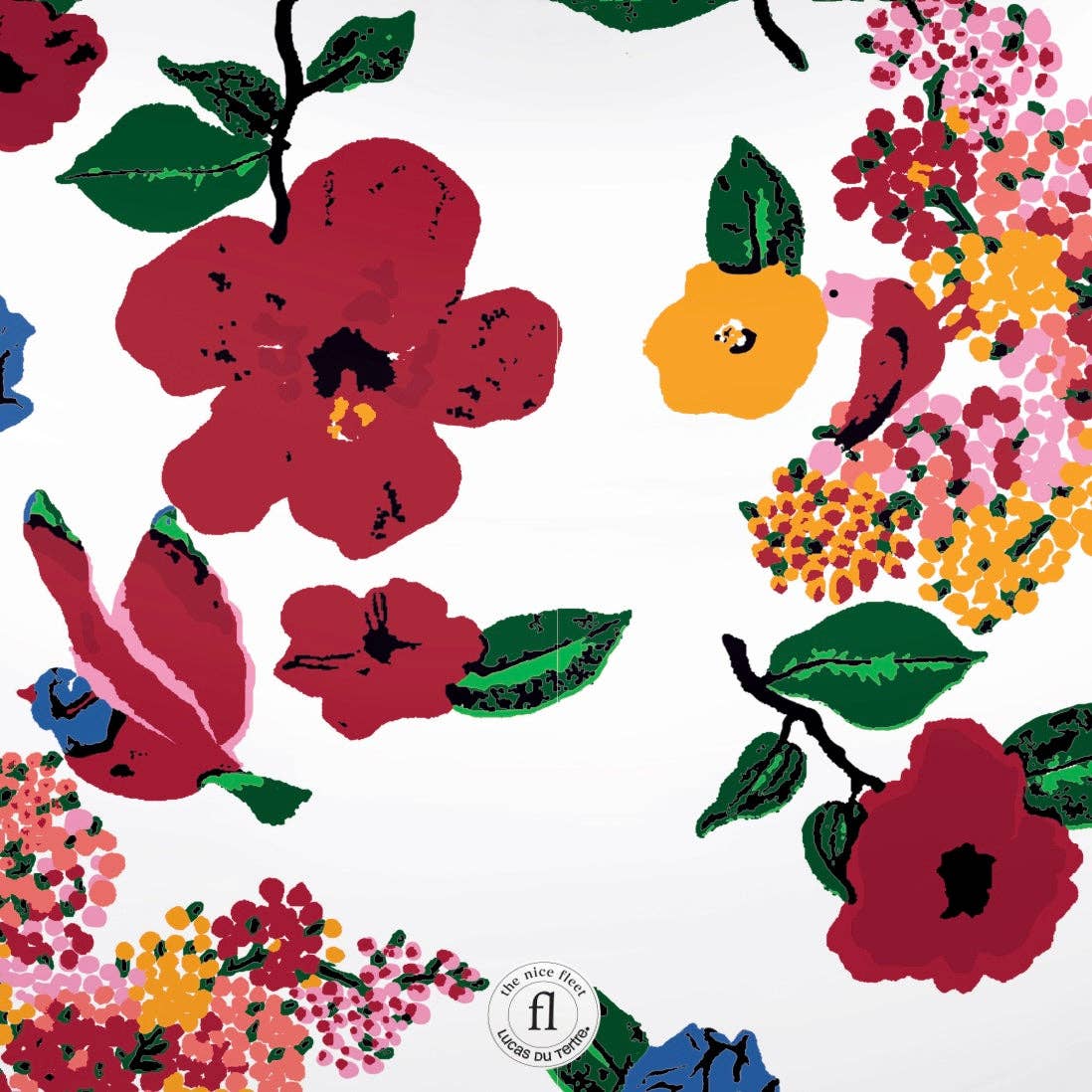 The Nice Fleet - Wholesale Beach/Pool Toy - Kids & Baby - Inflatable Hibiscus Balloon 40 cm - THE NICE FLEET x LUCAS DU TERTRE5