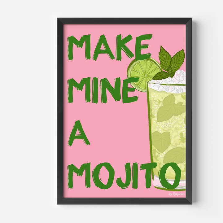 Faites-moi un mojito - Affiche d'art mural de cocktail mojito et autres tendances Résultats pour mojito en vente B2B. Retours gratuits et paiement à 60 jours sur Faire sur Faire.