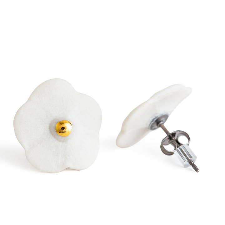 Jenna Vanden Brink Ceramics - Wholesale Knopjes/oorstekers - Bloem studs5