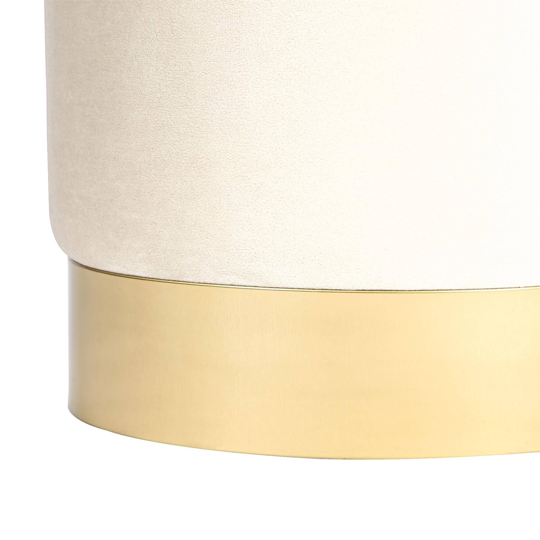 Rinkit Ltd – Großhandel Hocker – Runder samtbezogener Hocker als Fußbank – 29 cm Durchmesser x 36 cm Höhe – von Harbour Housewares41