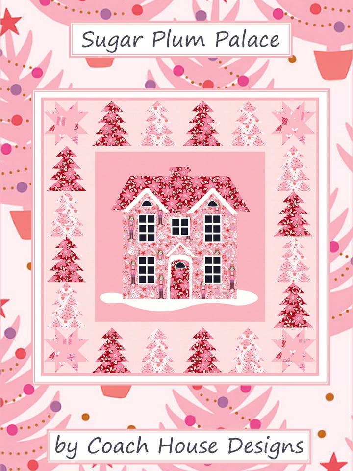 Motif de Courtepointe Palais Prune Sucrée pour la vente par Coach House Designs