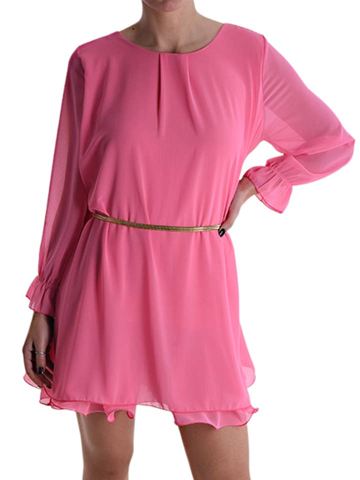 Fijne jurk in chiffonstijl van Adriana voor wholesale door JOANA DANCIU