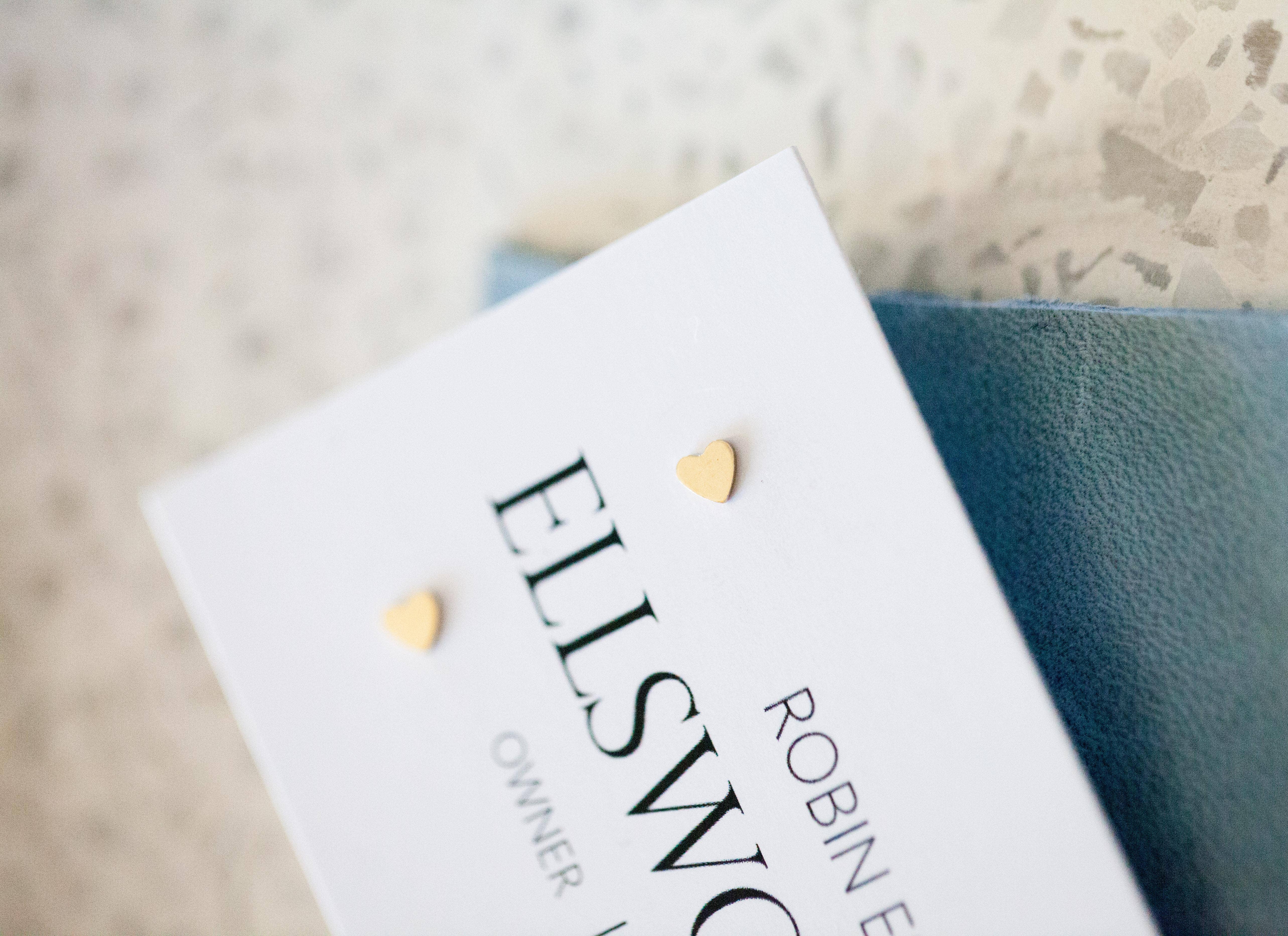 Ellsworth and Co – Engroshandel Ørestikkere – Lille Hjerte Studs2