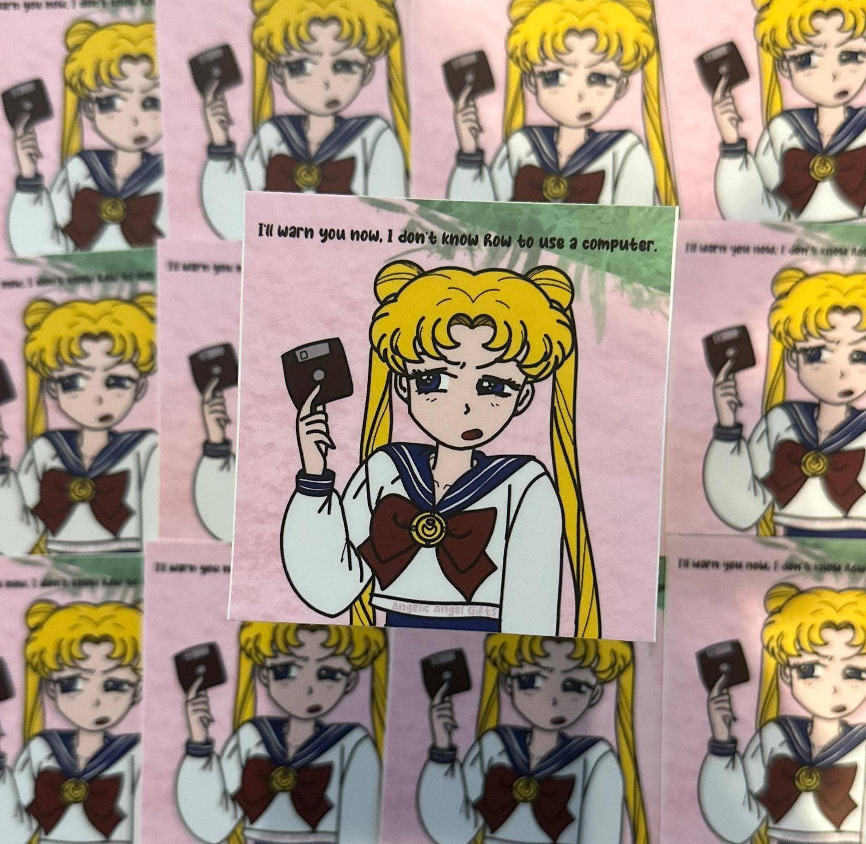 Angelic Angel Gifts - Wholesale Sticker - Sailor Moon Waterproof Vinyl Anime Stickers for Laptops9