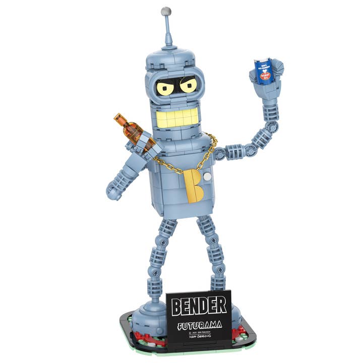 Futurama Bender Brick Building Figure for wholesale by Brickcraft