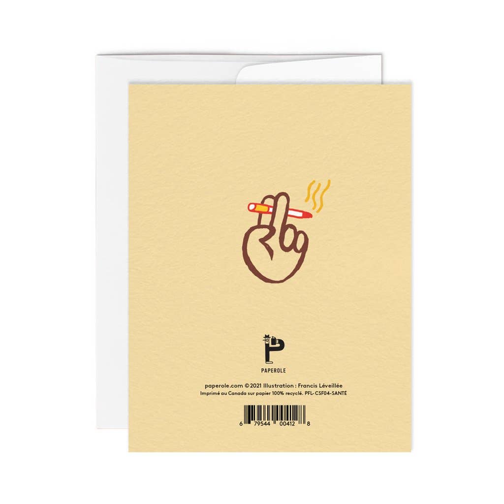 Paperole - Wholesale Everyday Greeting Card - SANTÉ ! — Greeting card1