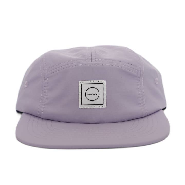 Waterproof Five-Panel Hat in Lilac for wholesale by RAD RIVER CO.