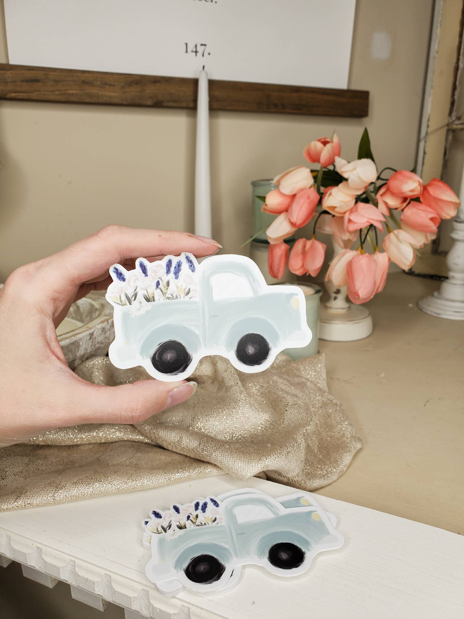 Sammy Jean Artist - Vente Autocollant - Autocollant Spring Truck, 4 x 2,48 po7