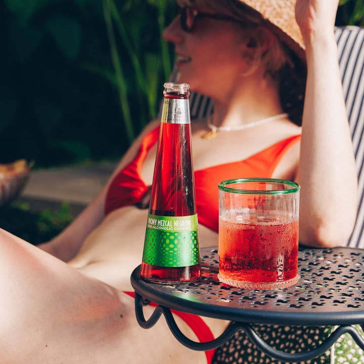 St. Agrestis - Wholesale Non-Alcoholic Aperitif/Mocktail - St. Agrestis Non-Alcoholic Phony Mezcal Negroni.1