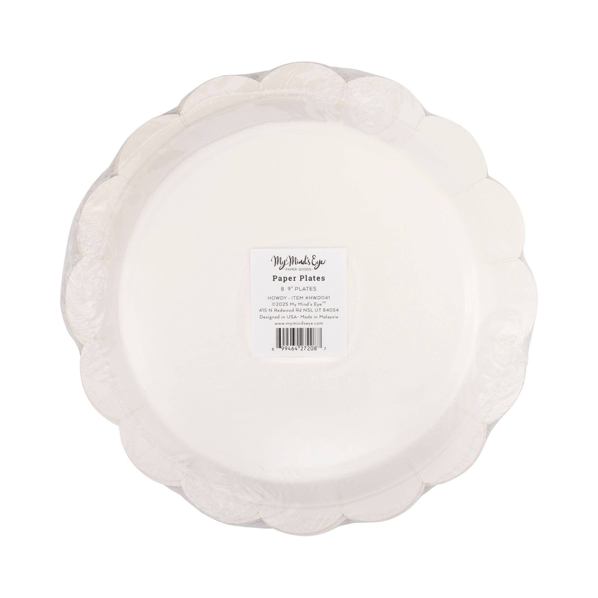 My Mind’s Eye – wholesale Disposable plate – HWD1141 - Howdy Paper Plate3