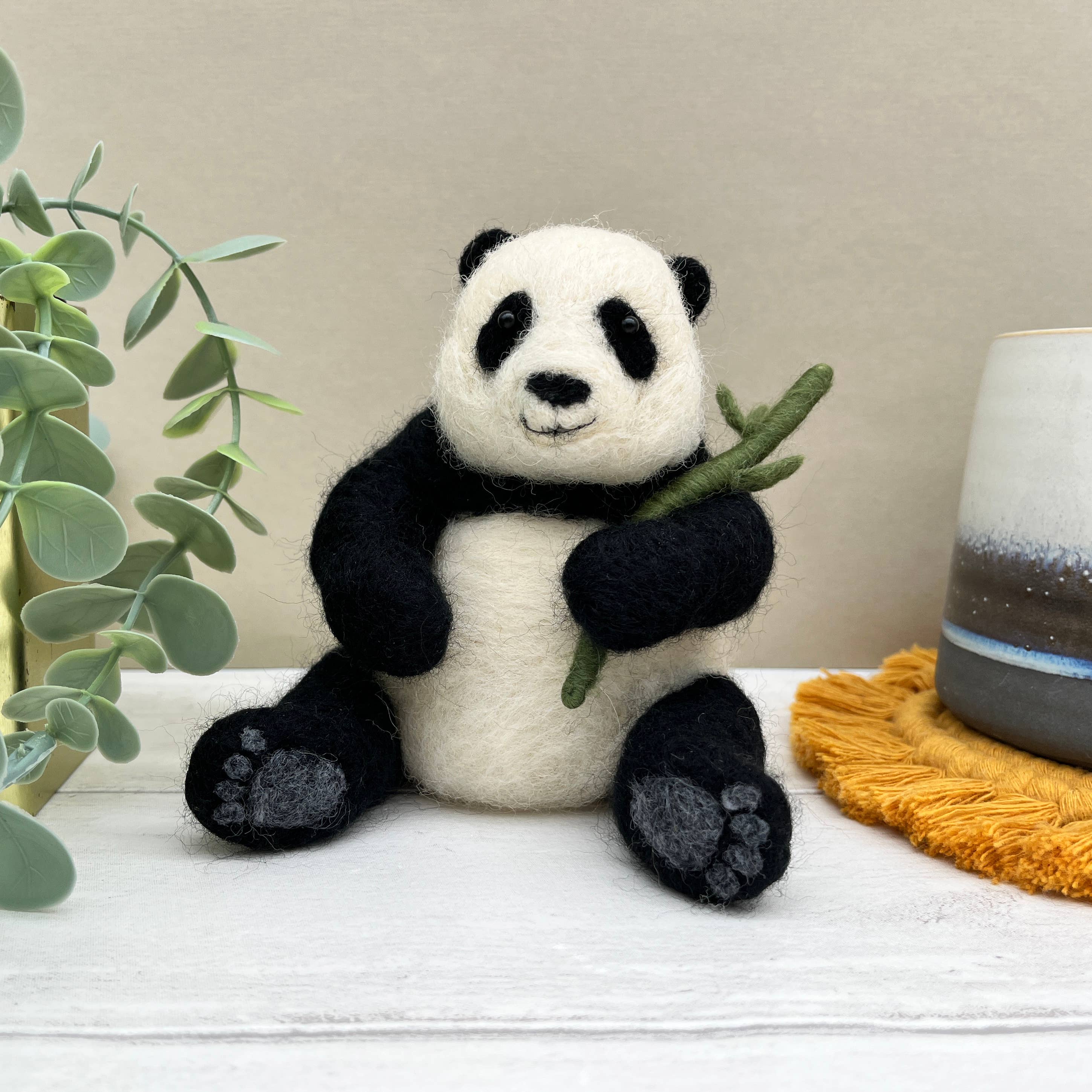 Bergin & Bath – wholesale Craft sewing kit – Needle Felting Kit - Panda - make your own giant panda9