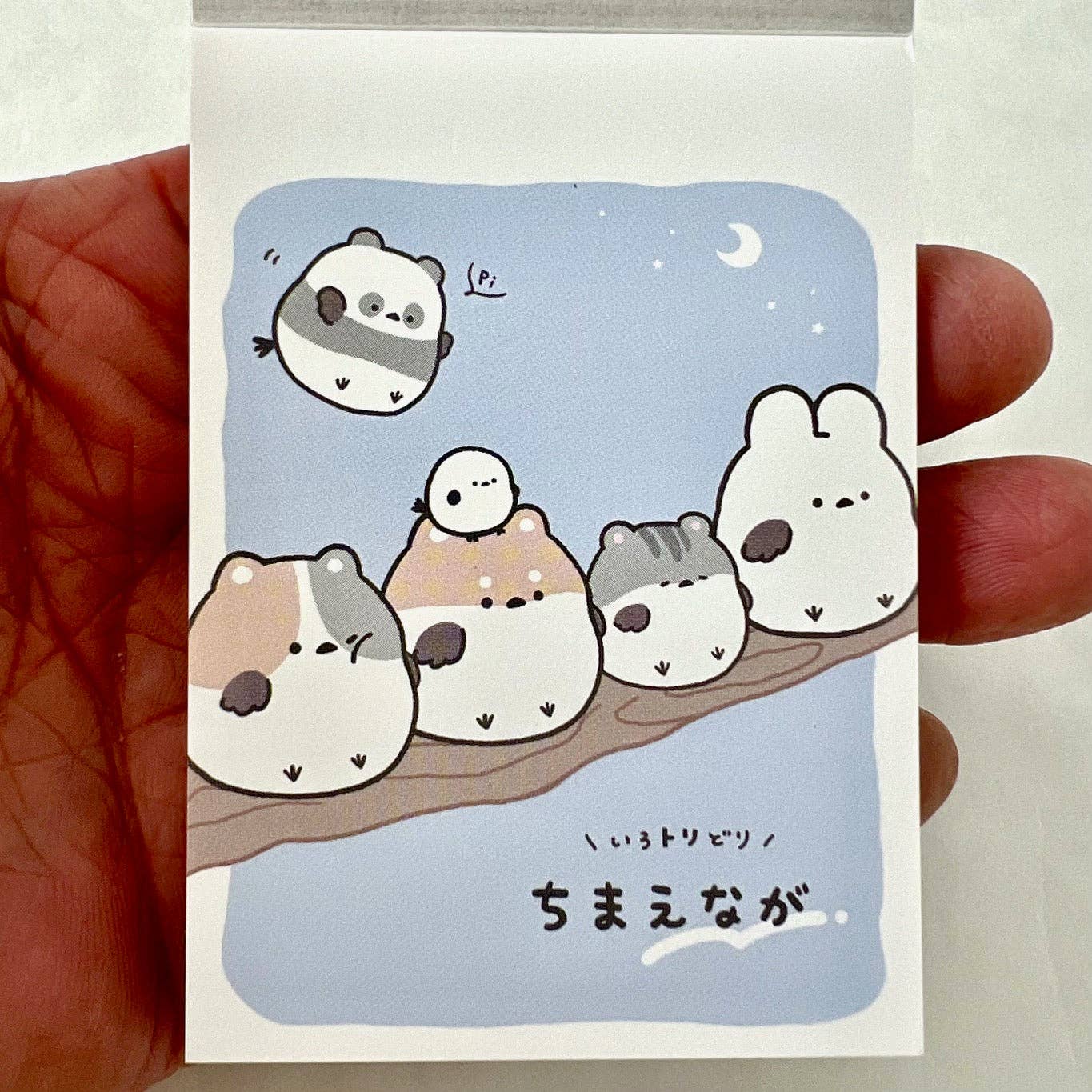 BCmini - Wholesale Notepad - 114552 Round Animal Birds Animals Mini Notepad-1015