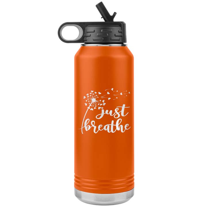 LA Shirt Company - Wholesale Water Bottle - Just breathe - Water Bottle8