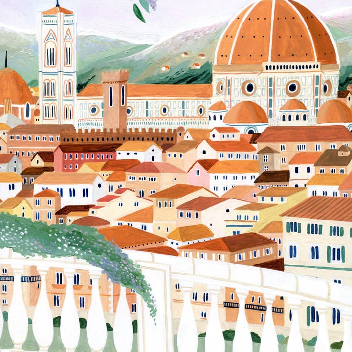 Amber Davenport Art - Wholesale Art Print - Florence, Italy Travel Art Print - Unframed