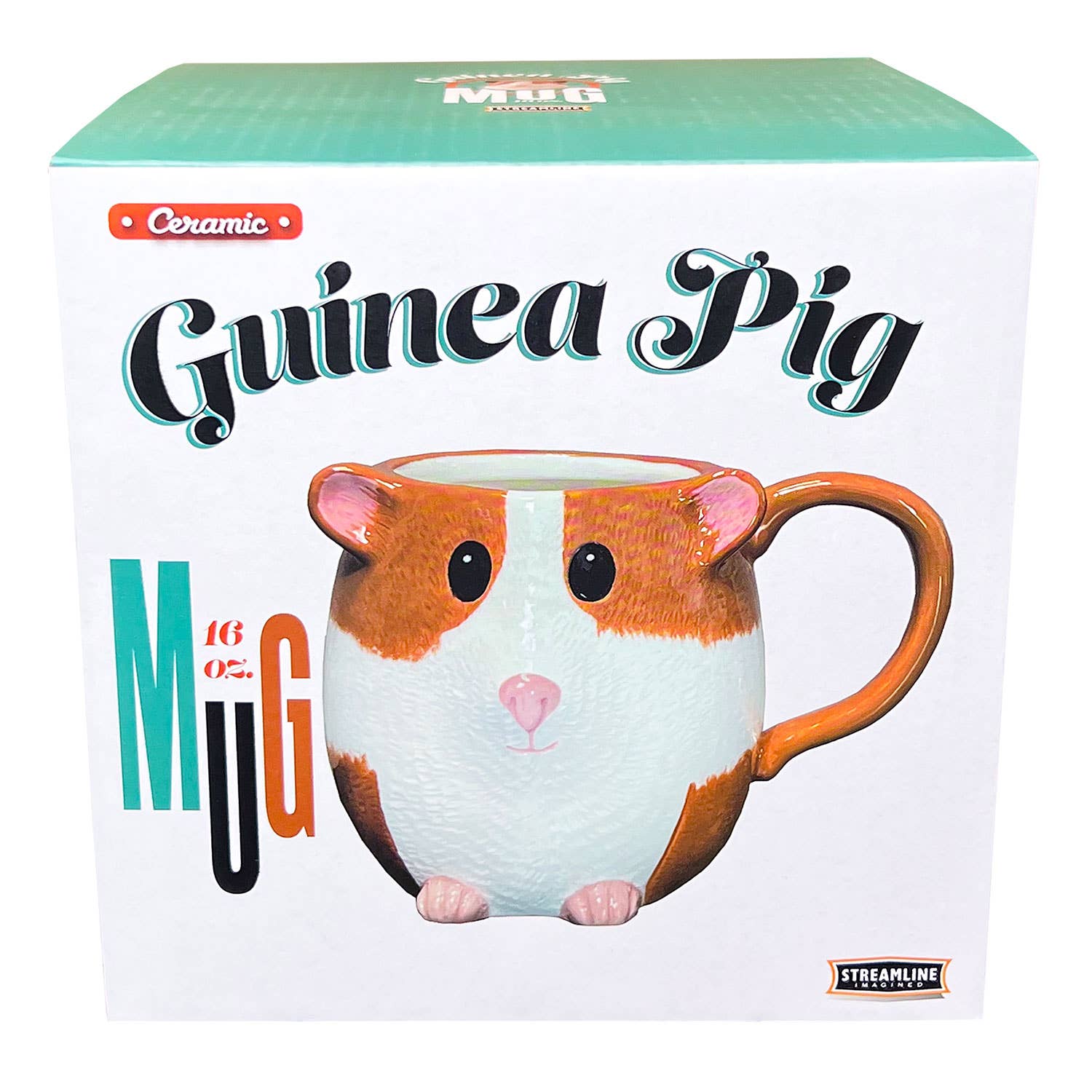Streamline - Wholesale Coffee Mug - Guinea Pig Ceramic Coffee Mug - 16 oz1