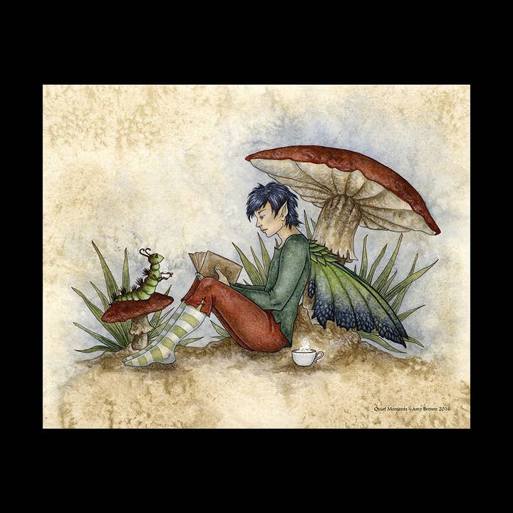 8x10 PRINT - Quiet Moments for wholesale by Amy Brown Art