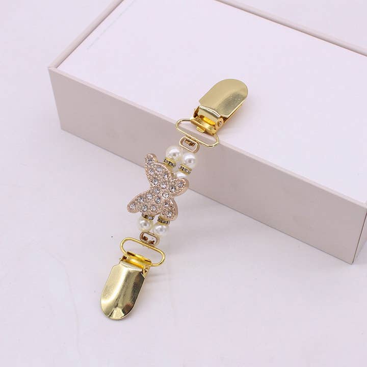 ACCITY - Wholesale Scarf Clip - Women's - POPULAR HIGH-GRADE PEARL SWEATER CLIP SHAWL CLIP_CWMM22073