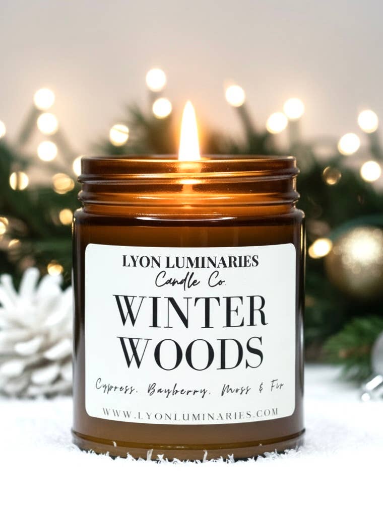 LYON Luminaries Candle Co. - Wholesale Jar/Filled Candle - Winter Woods Soy Blend Candle