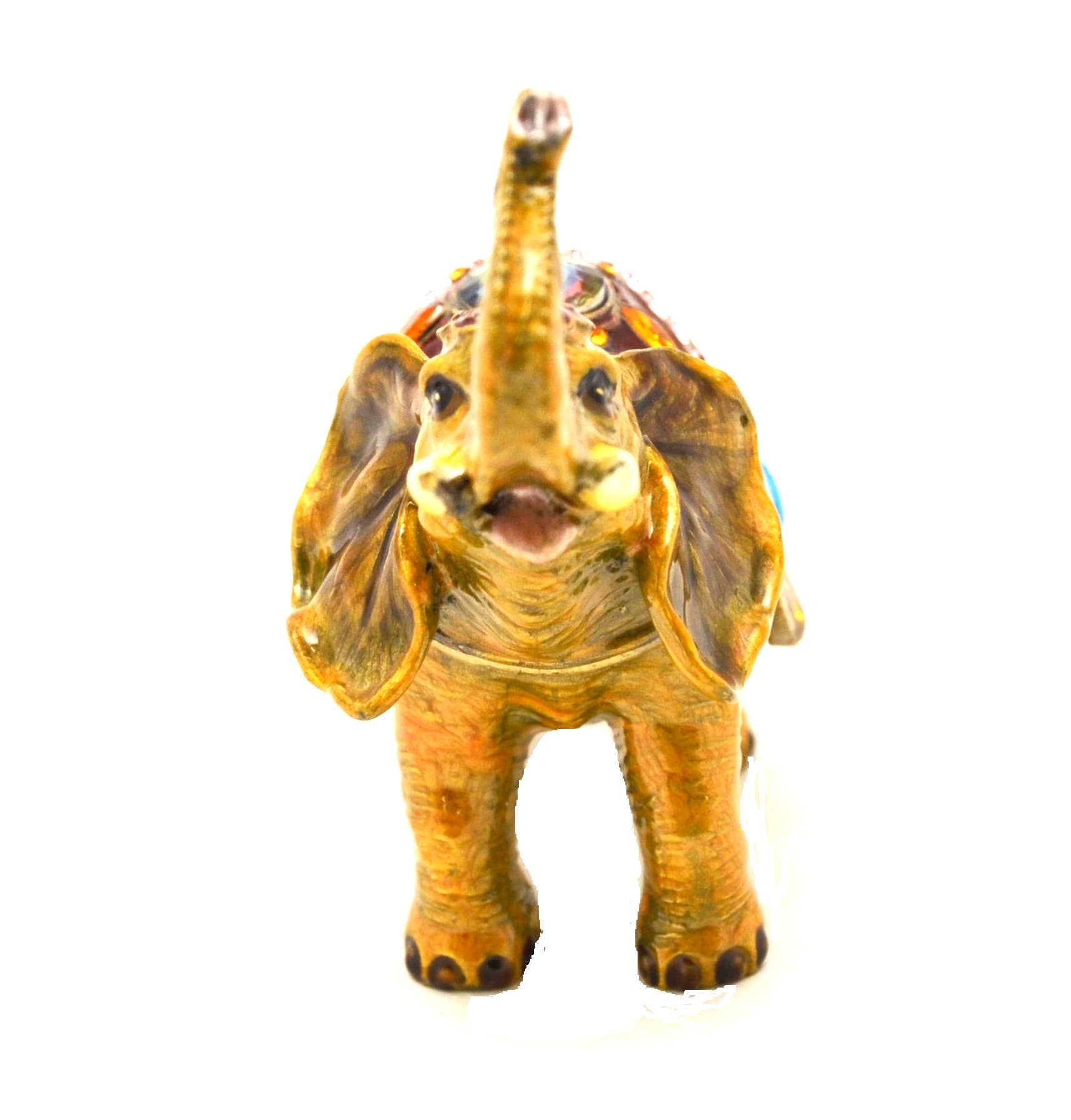 Ciel Collectables - Wholesale Jewelry Box/Organizer - Bejeweled Elephant Trinket Box. Hand Made With Swarovski10