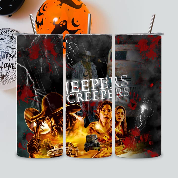 Jeepers Creepers Tumbler for wholesale by Graveyard Offerings