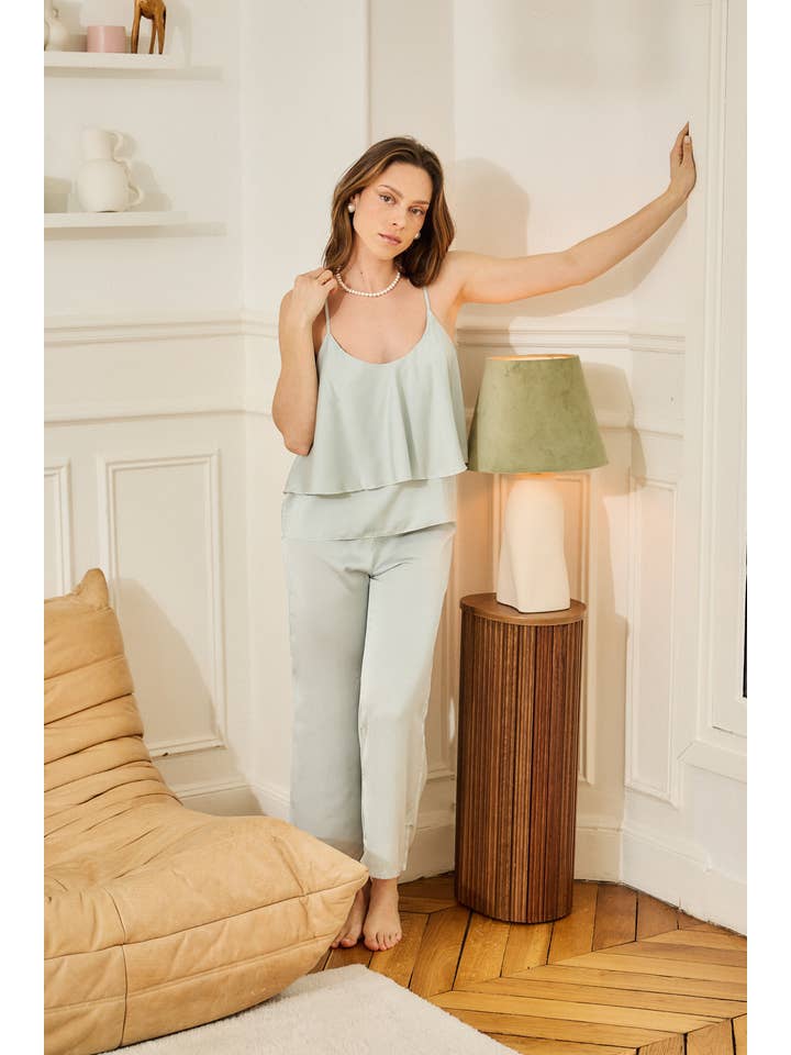 SUNTEX - Wholesale Chemise - Women's - 2-piece pajama set with stylish pants