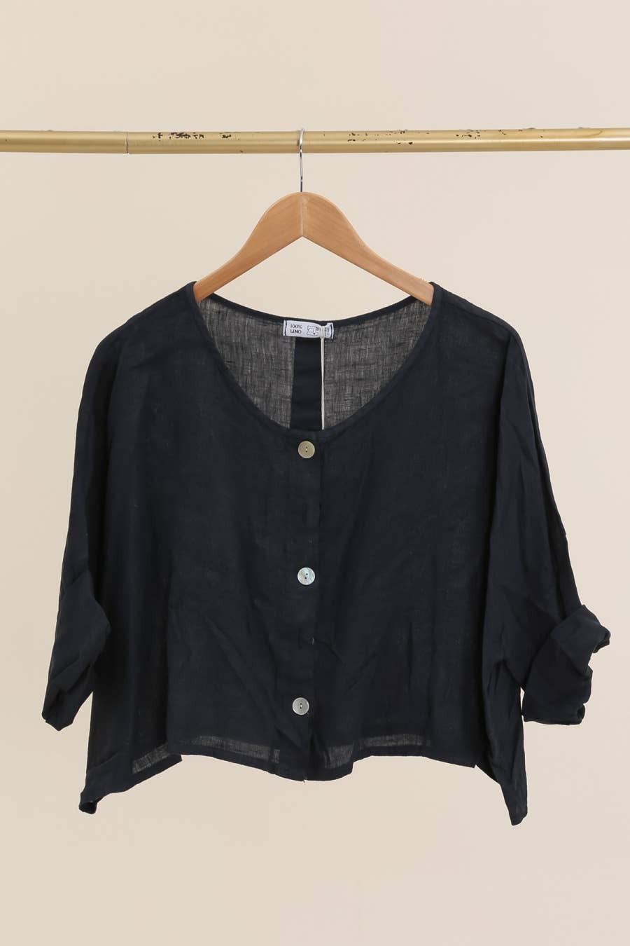 la maison des fibres naturelles - Wholesale Jacket - Women's - 3/4 sleeve linen jacket 906 100% linen23