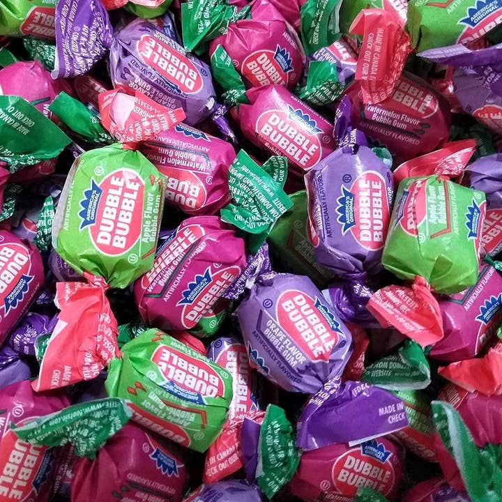 Long Island Candy Factory – Engroshandel Tyggegummi – DOBBELT TYGGEGUMMI 3 SMAG TYGGEGUMMI 5 PUND POSE