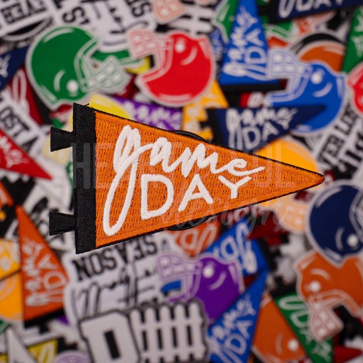 Heart & Sol Design - Wholesale Patch - GAME DAY PENNANT patch2