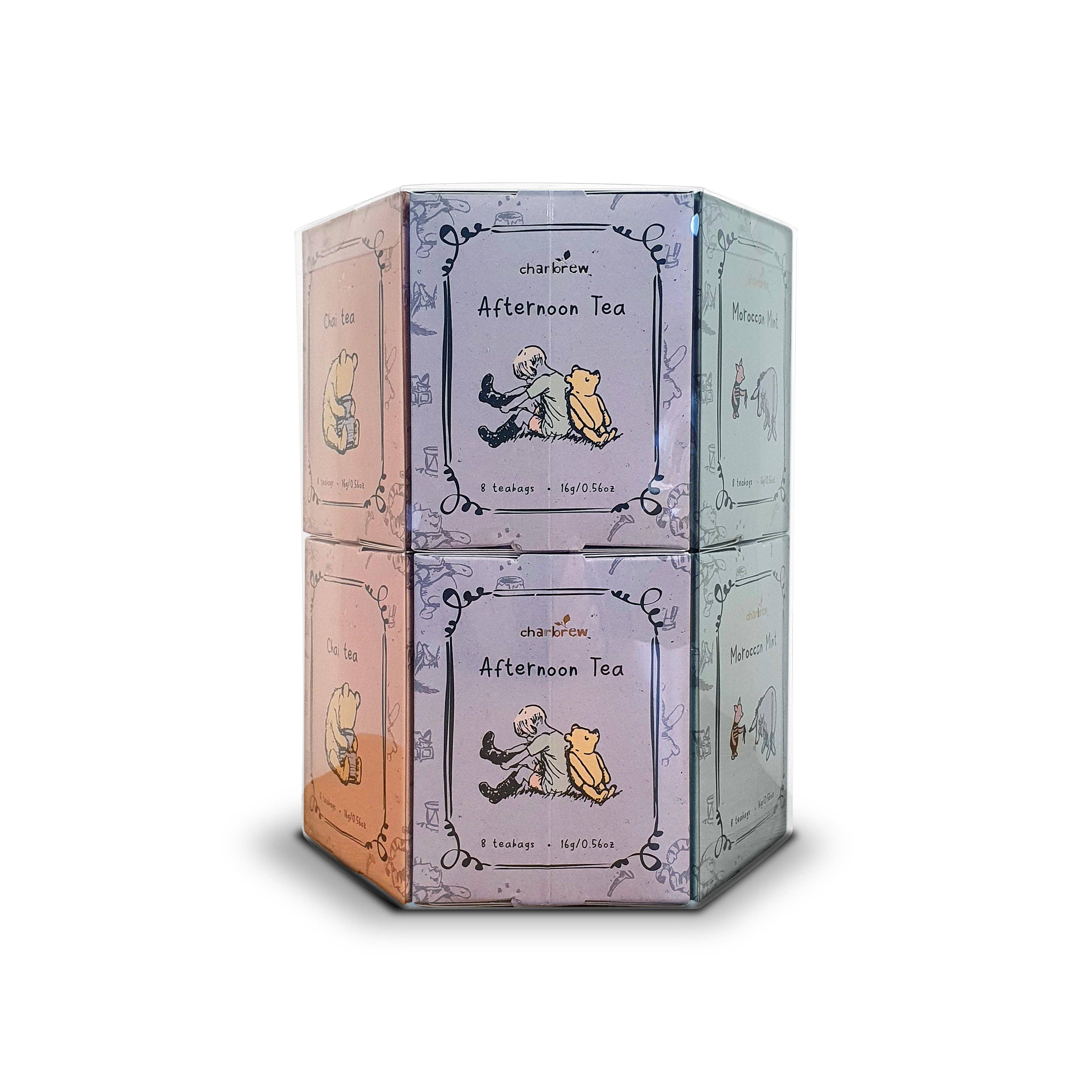 Charbrew Tea & Coffee – Großhandel Teebeutel – Winnie Double Hex Tee-Geschenkset, 96 Teebeutel4