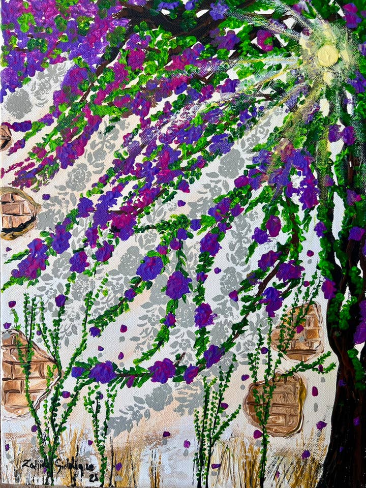 Pintura: "Sombras Passageiras" – Tela Envolvida em Galeria de 12"x16" por atacado de Toronto Art Gallery