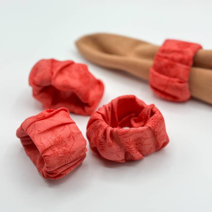 Anel Guardanapo Pink Palms por atacado de AMANSH