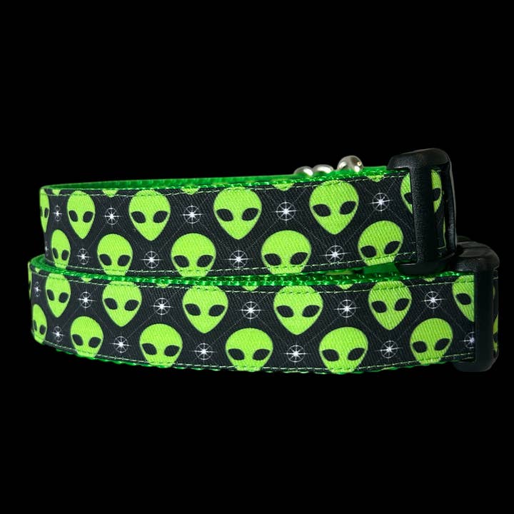 Alien Dog Collar for wholesale by Sew Fetch Dog Co