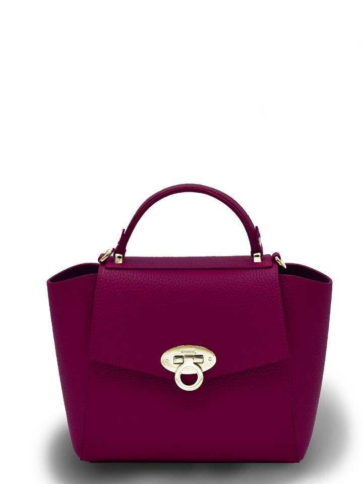 Kiki läderväska med guldfärgat gångjärnsstängning för wholesale av Choose