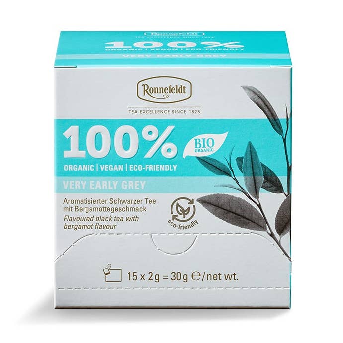 Ronnefeldt 100% Line Very Early Grey Black – 8 × 15 Ca for wholesale by Ronnefeldt USA