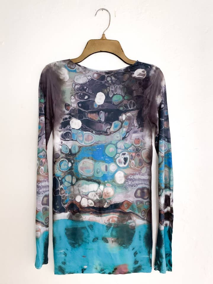 AMB Designs - Wholesale Knit Top - Women's - Odyssey Raw Edge Second Skin Top