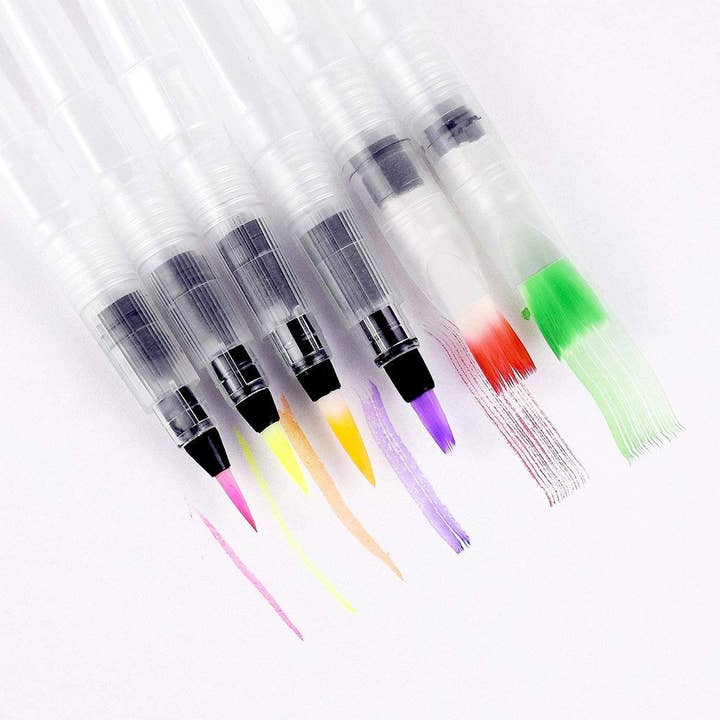 Pixiss - Wholesale Pen - PIXISS Refillable Blending Brushes Set of 6